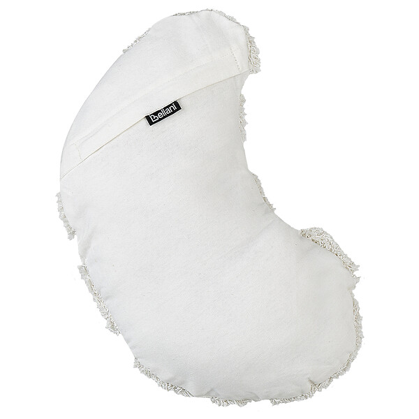 BELIANI - Lot de 2 coussins décoratifs SNOWDROP Coton 40 x 25 cm Blanc - large