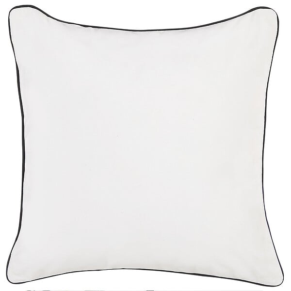 BELIANI - Lot de 2 coussins décoratifs LAVENDER Velours 45 x 45 cm Blanc Motif terrazzo - large