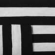 BELIANI - Tapis d'extérieur TAVAS Noir/blanc 80 x 150 cm - vignette