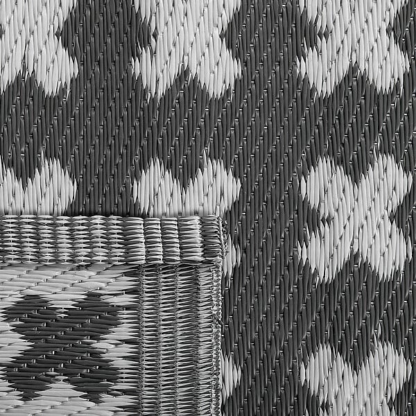BELIANI - Tapis d'extérieur ROHTAK Noir 90 x 180 cm - large