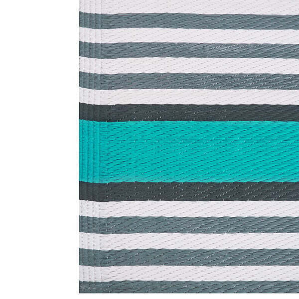 BELIANI - Tapis d'extérieur SAUGOR Turquoise 120 x 180 cm - large