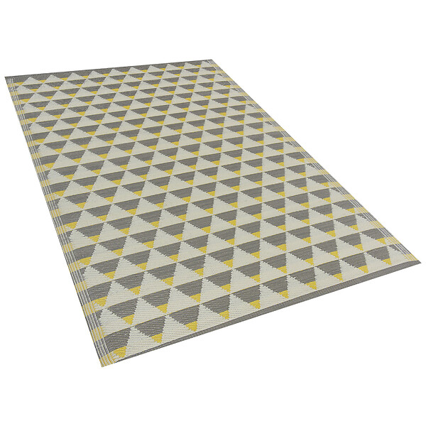 BELIANI - Tapis d'extérieur HISAR Gris 120 x 180 cm - large