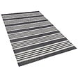 BELIANI - Tapis d'extérieur DELHI Noir 120 x 180 cm - vignette