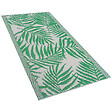 BELIANI - Tapis d'extérieur KOTA Vert 60 x 105 cm Réversible - vignette