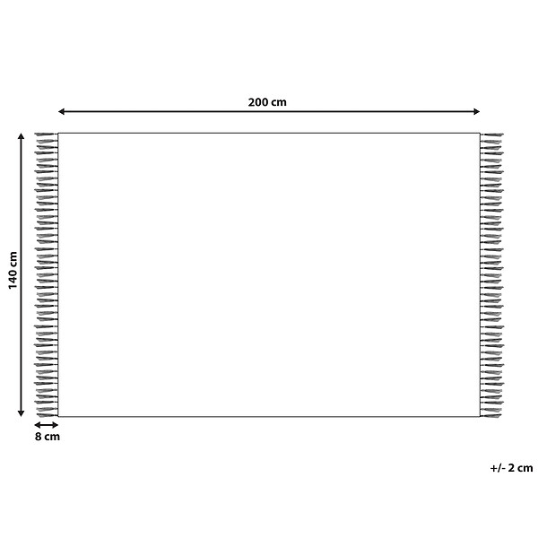 BELIANI - Tapis d'extérieur YAVU Vert clair 140 x 200 cm - large