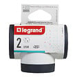 LEGRAND - Multiprise rotative Mopfb Blanc/Noir 2 prises 2 USB-C - vignette