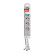 LEGRAND - Multiprise 5 prises avec interrupteur - 3 m - Blanc/Gris - vignette