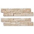 RO'MA NATURE - Parement Travertin Beige 60x15 cm Brut (lot de 0,99 m² soit 11 plaques) - vignette