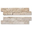 RO'MA NATURE - Parement Travertin Beige 60x15 cm Brut (lot de 0,99 m² soit 11 plaques) - vignette