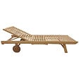 HAPPY GARDEN - Bain de soleil pliant en acacia KANAWA - vignette