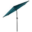 HAPPY GARDEN - Parasol droit HAPUNA rond 2,70m de diamètre bleu - vignette