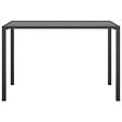 VIDAXL - vidaXL Table à manger de jardin anthracite 110x54x70 cm acier - vignette