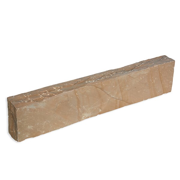RO'MA NATURE - Bordure de jardin Grès Kandla Ocre 100x20x8 cm (lot de 20 bordures soit 20 mètres) - large