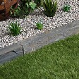 RO'MA NATURE - Bordure de jardin Schiste 150x3-7x3-7 cm (lot de 15 bordures soit 22,5 mètres) - vignette