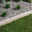 RO'MA NATURE - Bordure de jardin Travertin Beige Mix 50x7x5 cm (lot de 15 bordures soit 7,5 mètres) - vignette