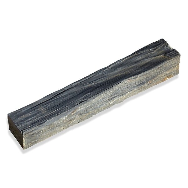 RO'MA NATURE - Bordure de jardin Schiste 50x3-7x3-7 cm (lot de 10 bordures soit 5 mètres) - large