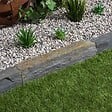 RO'MA NATURE - Bordure de jardin Schiste 50x3-7x3-7 cm (lot de 5 bordures soit 2,5 mètres) - vignette