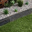 RO'MA NATURE - Bordure de jardin Schiste 100x3-7x3-7 cm (à l'unité) - vignette