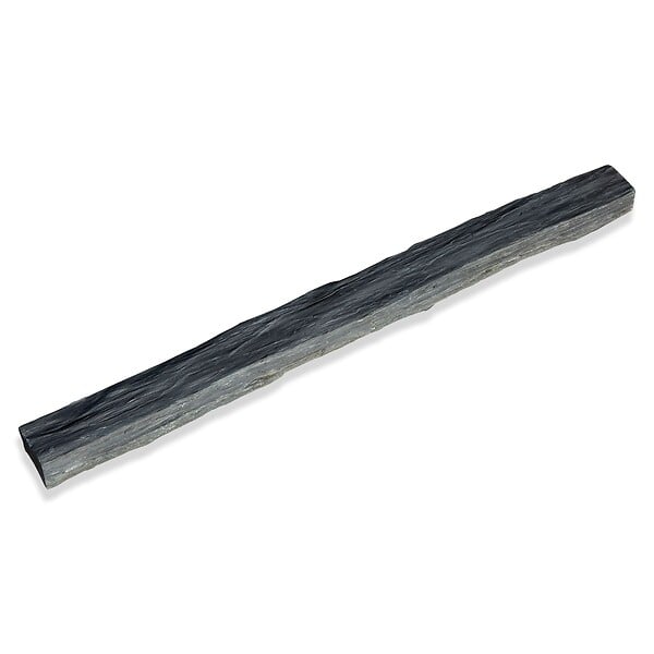 RO'MA NATURE - Bordure de jardin Schiste 100x3-7x3-7 cm (à l'unité) - large