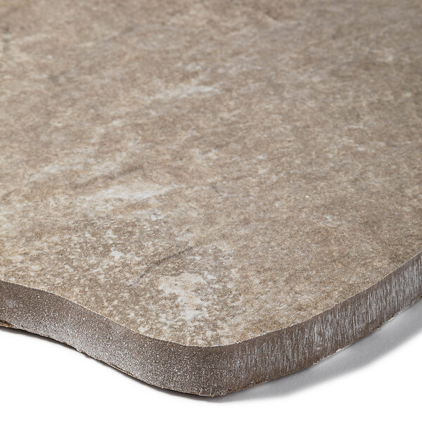 RO'MA NATURE - Pas japonais Irrégulier Grès cérame effet Pierre Beige 42x36x2 cm (lot de 10) - large