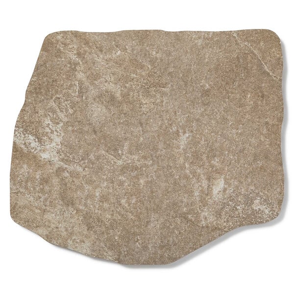 RO'MA NATURE - Pas japonais Irrégulier Grès cérame effet Pierre Beige 42x36x2 cm (lot de 5) - large