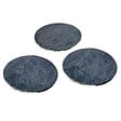 RO'MA NATURE - Pas japonais Rond Ardoise Noire D.40x2-3 cm (lot de 15) - vignette