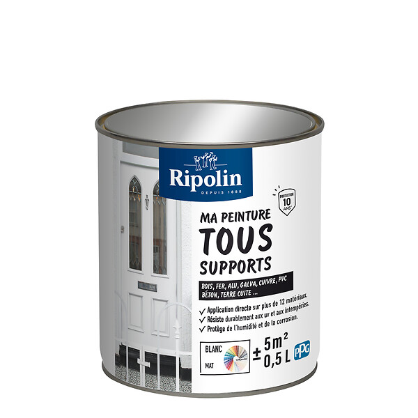 RIPOLIN - Ri 26 multisup mat blanc calibre    0,5l - large