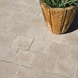 RO'MA NATURE - Pavé Pierre d'Egypte Beige 15x15x3 cm (vendu au m² - 45 pavés/m²) - vignette