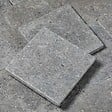 RO'MA NATURE - Pavé Pierre d'Egypte Grise 20x20x2 cm (vendu au m² - 25 pavés/m²) - vignette