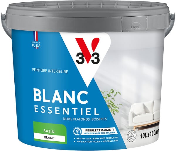 V33 - Blanc essentiel satin 10L - large