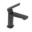 SWISS AQUA TECHNOLOGIES - Swiss Aqua Technologies Mitigeur lavabo Feel, sans tirette, noir mat, (SATBSFEEL271C) - vignette
