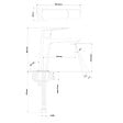 SWISS AQUA TECHNOLOGIES - Swiss Aqua Technologies Mitigeur lavabo Feel, sans tirette, noir mat, (SATBSFEEL271C) - vignette