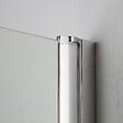 KIAMAMI VALENTINA - Cabine De Douche Pour  Handicapées Ou Personnes Agées 90X90 En Verre Avec Double Ouverture Battente - vignette