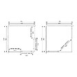 KIAMAMI VALENTINA - Cabine De Douche Extensible 80-90 Cm Profil Aluminium Blanc | Erice - vignette