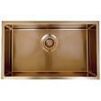 ESSEBAGNO - Luisa évier 1 grande cuve seule 76x45 en inox cuivre brossé - vignette
