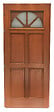 GD MENUISERIES - Porte d'entrée Bois Vitrée Ferji, H215 x L90 cm Côte Tableau p.Droit (Poignée, Barillet ref N158RPL -IN158RCI) - vignette