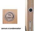 GD MENUISERIES - Porte Coulissante Décor Noyer Light Walnut H204 x L83 cm,Galandage, kit finition - vignette