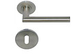 GD MENUISERIES - Bloc Porte Athena Gris Clair Vitrée H204 x L83 cm Côte Tableau P.Gauche,Poignee Pomerol - vignette