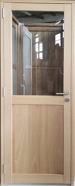 GD MENUISERIES - Poignee PomeroL rosace inox (bloc porte interieur) - large