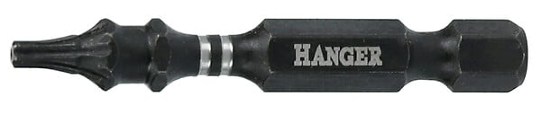 HANGER - 2 embouts impact 1/4'' étoile percée TTX20 longueur 75mm - HANGER - 134092 - large