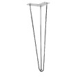 CENTRALE BRICO - Pied de table TS003 420mm chrome - vignette