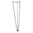 CENTRALE BRICO - Pied de table TS003 420mm chrome - vignette