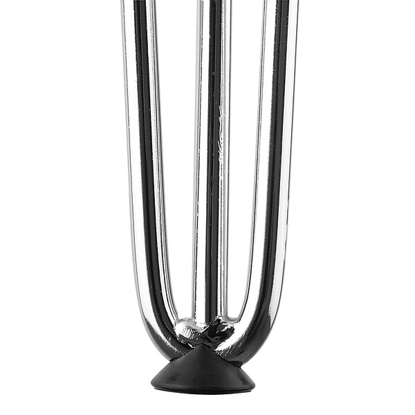 CENTRALE BRICO - Pied de table TS003 420mm chrome - large