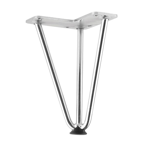 CENTRALE BRICO - Pied de meuble FS004 175mm chrome - large