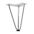 CENTRALE BRICO - Pied de meuble FS004 175mm chrome - vignette