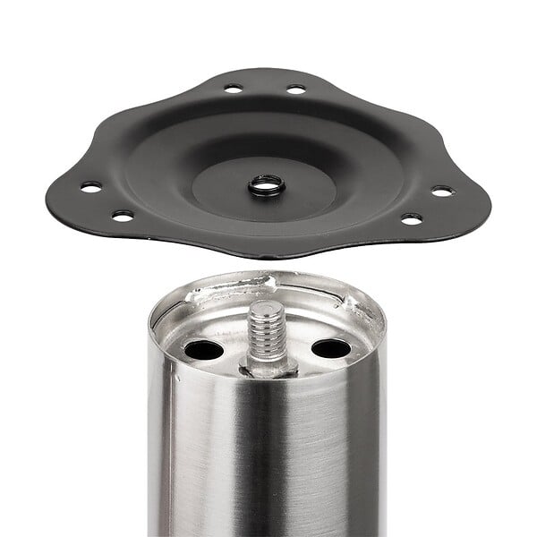 CENTRALE BRICO - Pied de table S1 710/60 mm chrome - large