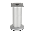 CENTRALE BRICO - Pied de meuble FS001 120 mm réglable chrome mat - vignette