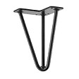 CENTRALE BRICO - Pied de meuble FS004 175mm noir mat - vignette