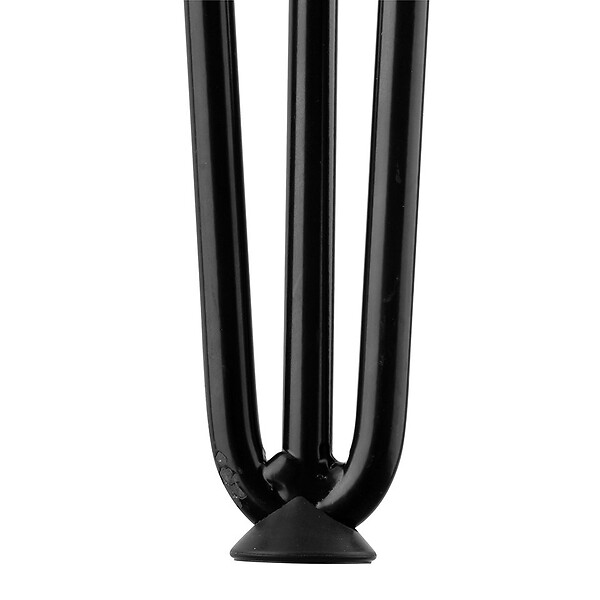 CENTRALE BRICO - Pied de meuble FS004 175mm noir mat - large