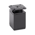 CENTRALE BRICO - Pied de meuble FA009 60 mm réglable noir mat - vignette